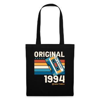 Cassette 29e anniversaire décembre Vintage 1994 - Sac en tissu - noir - Devant
