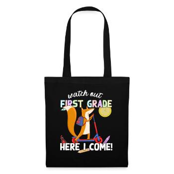 Cute Fox School Enrollment School Way School - Tote Bag - black - Front
