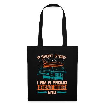 Aerospace Engineer A Short Story I Am Aeronautical - Tote Bag - black - Front