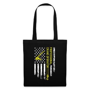 Professional Crane Operator - Funny Crane Operator - Tote Bag - black - Front