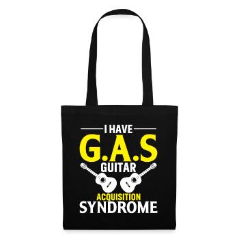 J’ai le syndrome d’acquisition de la guitare G.A.S - Sac en tissu - noir - Devant