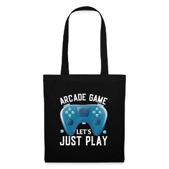 Jeu d’arcade Let’s Just Play - Sac en tissu - noir - Devant