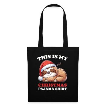 Sloth Christmas Pajamas Sloths - Tote Bag - black - Front