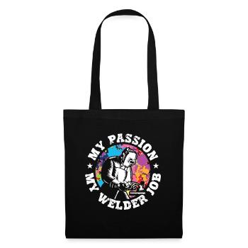 Welder My Passion My Welder Job Metalwork Welders - Tote Bag - black - Front