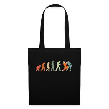 Judoka Taekwondo Karaté Aïkido Ju-Jutsu Evolution - Sac en tissu - noir - Devant
