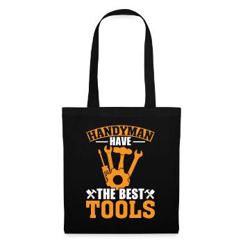 Do-it-yourselfers have the best tools - Tote Bag - black - Front