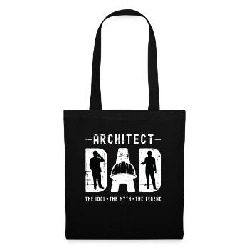 Architect Dad The Idol The Myth The Architecture - Tote Bag - black - Front
