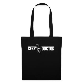 Doctor Medical Humor - Sexy Doctor - Stoffbeutel - Schwarz - Vorne