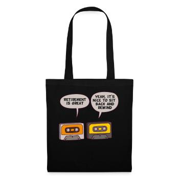 80s Retro CostumeThemed Party Costume 90s Party - Tote Bag - black - Front