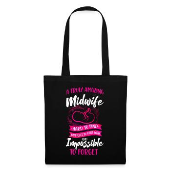 Nurse Midwife Birth Worker A Truly - Tote Bag - black - Front