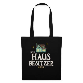 Hausbesitzer 2024 - Stoffbeutel - Schwarz - Vorne