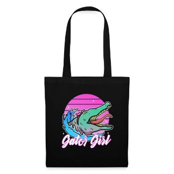 Gator Girl - Sac en tissu - noir - Devant