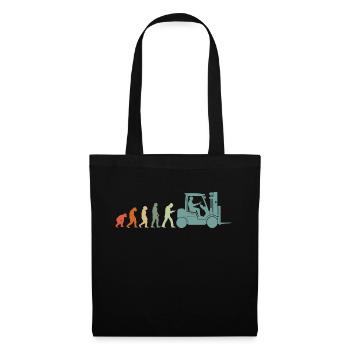 Forklift Driver Warehouse Manager Warehouse Clerk Vintage - Tote Bag - black - Front