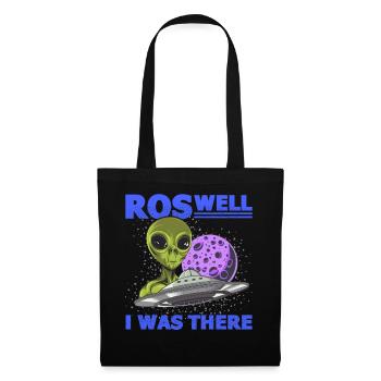 Alien, OVNI, UAP, Espace, Objet volant de l’espace - Sac en tissu - noir - Devant
