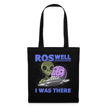 Alien, OVNI, UAP, Espace, Objet volant de l’espace - Sac en tissu - noir - Devant