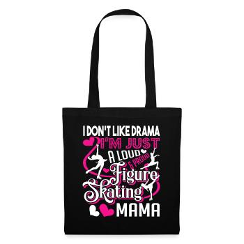 Figure Skating Loud And Proud Figure Skating Mama - Tote Bag - black - Front