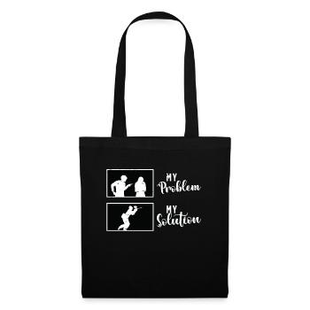 Paintball Player My Problem My Pictogram Mom Dad - Tote Bag - black - Front