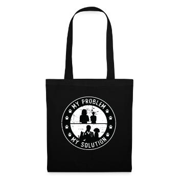 Veterinarian My Problem My Pictogram Mom Animals - Stoffbeutel - Schwarz - Vorne