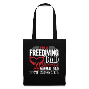 Freediving Freediving Dad Is Cooler - Tote Bag - black - Front