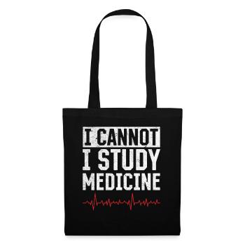 I Cannot I Study Medicine - Medical Student Medici - Tote Bag - black - Front