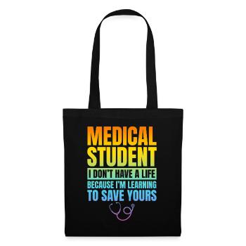 Hospital Doctor Medicine Student - Medical Student - Tote Bag - black - Front