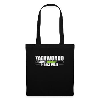 Taekwondo Loading Please Wait Martial Arts - Tote Bag - black - Front