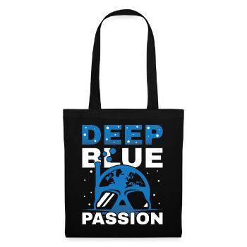 Plongée sous-marine, Plongée sous-marine, Vacances en mer - Sac en tissu - noir - Devant