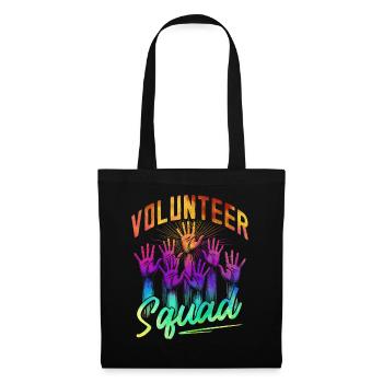 Escouade de bénévoles - Sac en tissu - noir - Devant