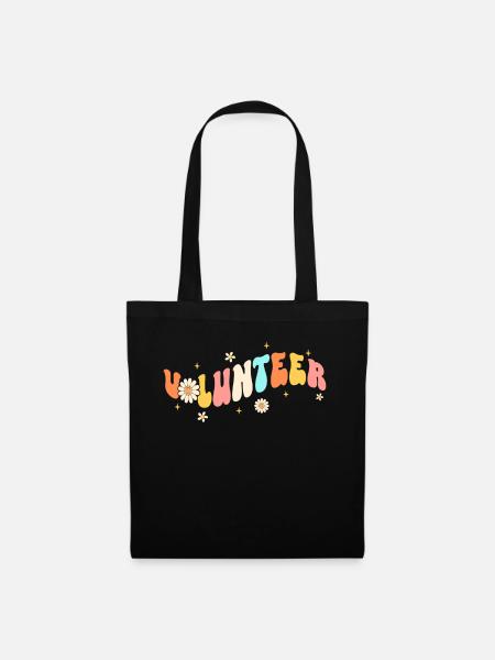 Volunteer - Stoffbeutel - Schwarz