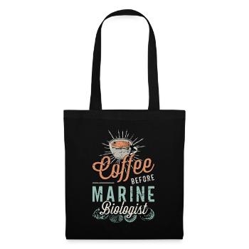 Marine Biologist Coffee Oceanology Coffee Lover - Tote Bag - black - Front
