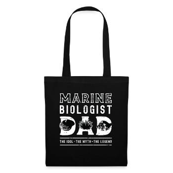 Marine Biologist Dad The Idol The Oceanologist - Tote Bag - black - Front