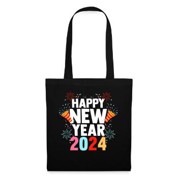 Happy New Year New Year's Eve 2024 - Tote Bag - black - Front