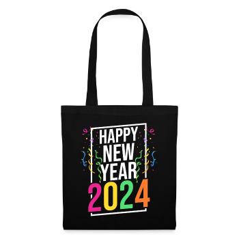 Happy New Year New Year's Eve 2024 - Tote Bag - black - Front