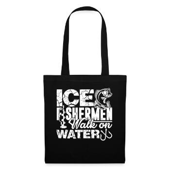 Ice Fishing Ice Fishermen Walk On Water - Tote Bag - black - Front