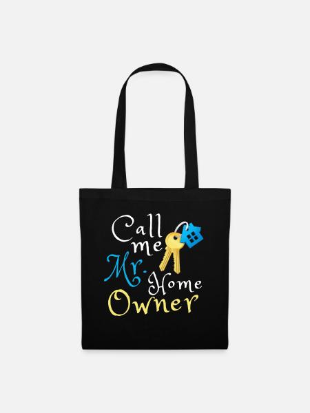 Mr. Home Owner - Stoffbeutel - Schwarz