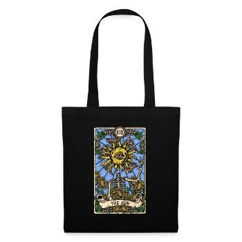 The Sun I Goth Tarot Card I Fortune Teller - Tote Bag - black - Front