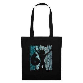 6e anniversaire Joyeux anniversaire Félicitations - Sac en tissu - noir - Devant