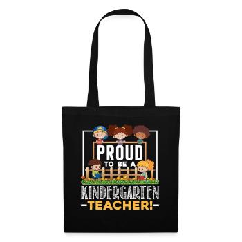 Proud To Be A Kindergarten Teacher - Tote Bag - black - Front