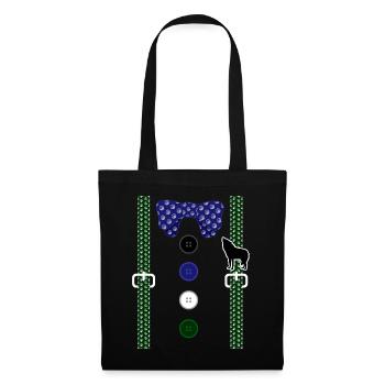 Chemise de loup-garou, porte-jarretelles Werewolf Moon Howl - Sac en tissu - noir - Devant