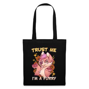 Trust me I'm a Furry I Furries Cosplay Fandom - Tote Bag - black - Front
