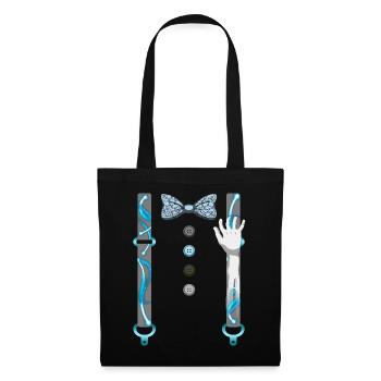 Ghost Shirt, Suspenders Tee, Gift For Spirit - Tote Bag - black - Front