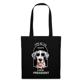 Dalmatian President Patriotic Political Wants New - Tote Bag - black - Front