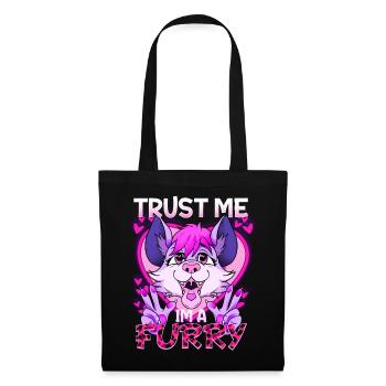 Trust me I'm a Furry I Furries Cosplay Fandom - Tote Bag - black - Front