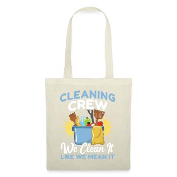 Équipe de nettoyage - Sac en tissu - nature - Devant