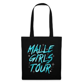Malle Girls Tour - Stoffbeutel - Schwarz - Vorne