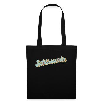 Schlosser Abschluss-Geschenk Schlosserin - Stoffbeutel - Schwarz - Vorne