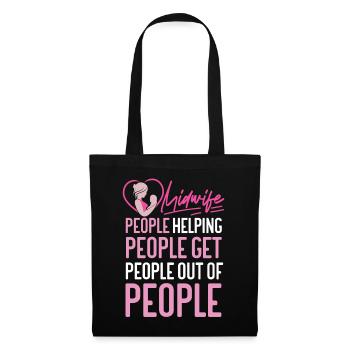 Nurse Midwife Birth Worker Midwife - Tote Bag - black - Front