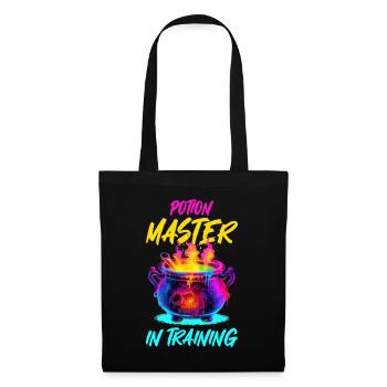 Potion Master In Training Witch Halloween Cauldron - Stoffbeutel - Schwarz - Vorne