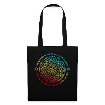 The Harmony Of The World Sacred Geometry - Tote Bag - black - Front