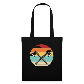 Retro Axe Throwing Game Competition Professional - Tote Bag - black - Front